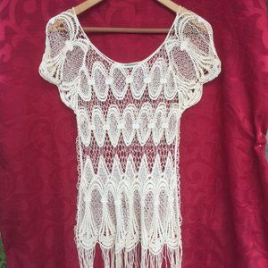 👠 Vivid Collection Light Beige Knitted Top